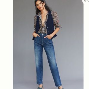 Anthropologie Selvedge The Borrowed boyfriend jean